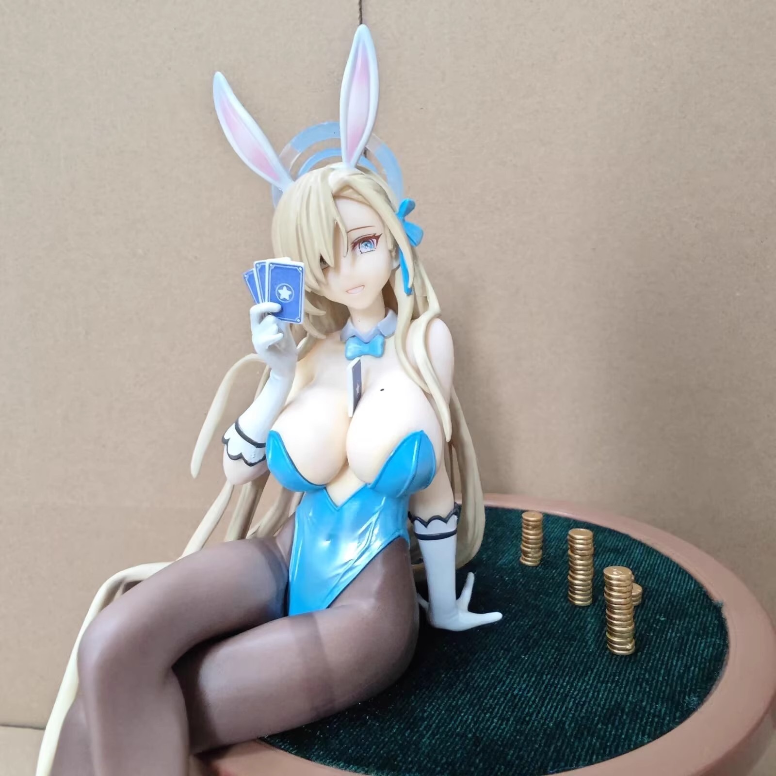 Archivo Azul‌ Asuna Ichinose‌ Figura Sentada Modelo 25cm Adorno Estatua Juguete Regalo