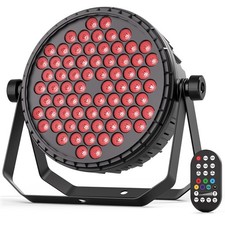 72X5W LED Par Light RGB DMX Stage DJ Lighting Effect Xmas w/Remote 2000Lux 3M