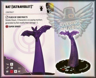 DC Heroclix  BAT  (ULTRAVIOLET) - s050 - CONSTRUCT  Lantern Legacy Set