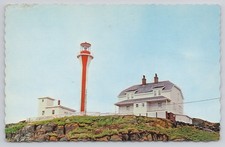 Lighthouse Cape Forchu Yarmouth NS Nova Scotia Canada Postcard