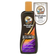Australian Gold Bronze Accelerator Natural Dark Lotion Sunbed Tan Cream 250ml