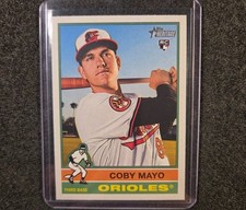 Coby Mayo RC 2025 Topps Heritage Baseball Baltimore Orioles