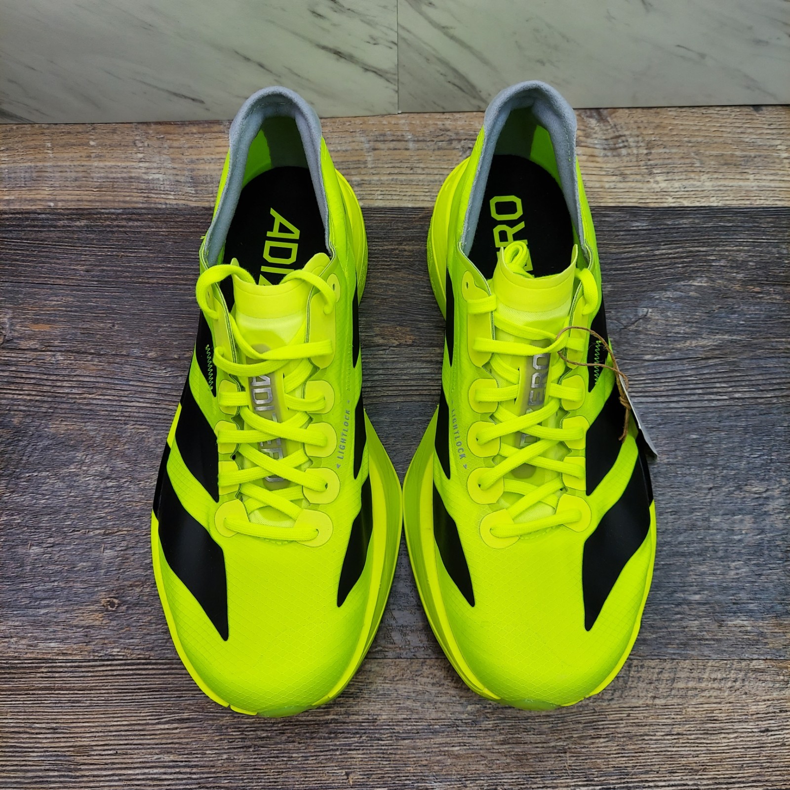 Adidas Adizero Adios Pro 4 Lucid Lemon Black JR6364 Mens Size 11 Running Shoes