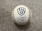 JACOB MISIOROWSKI SIGNED MILWAUKEE BREWERS STITCHED ROMLB BASEBALL PROVA COA