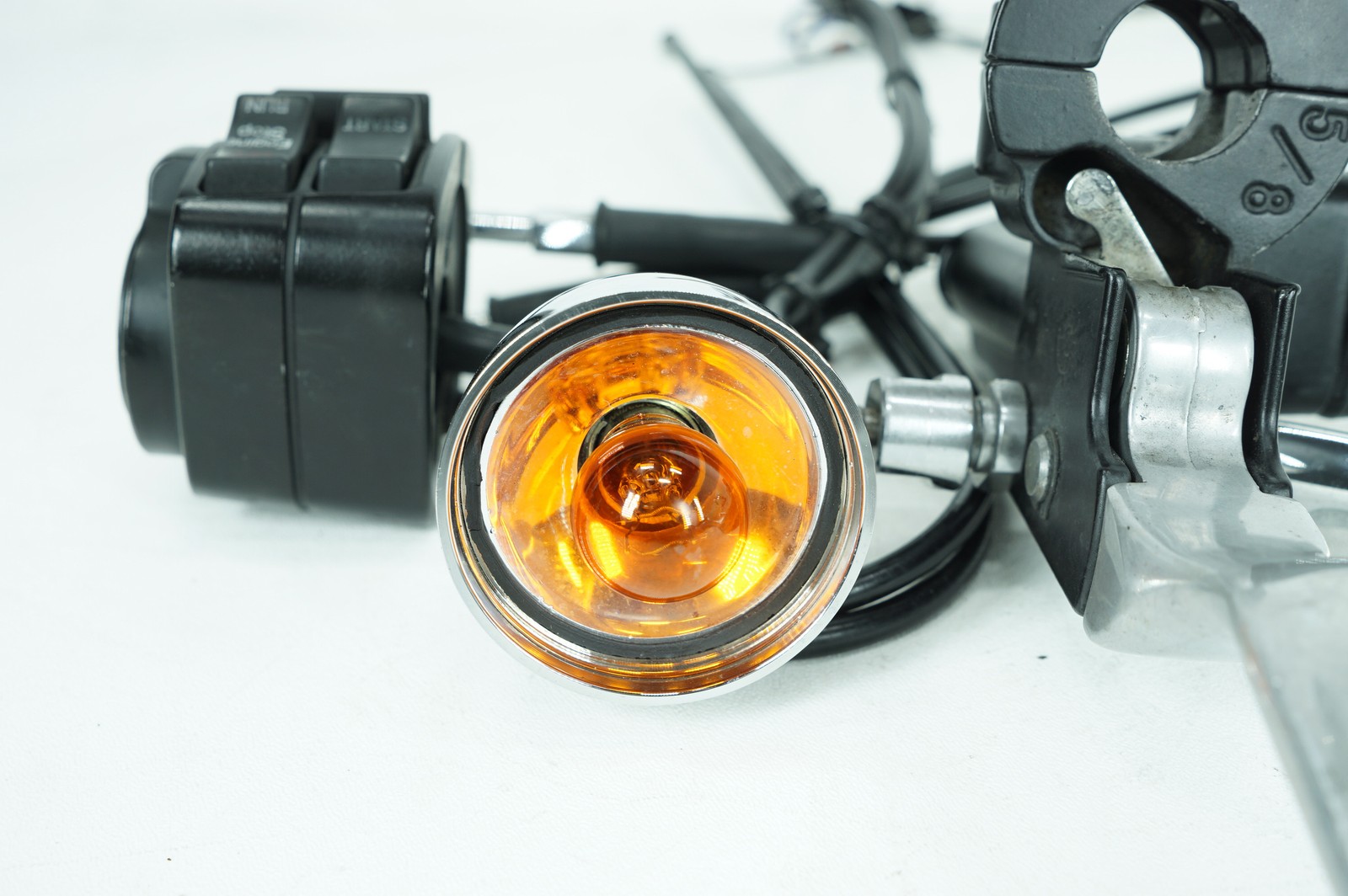 93 Harley Sportster 1200 Right Engine Start Kill Switches Brake Master Cylinder