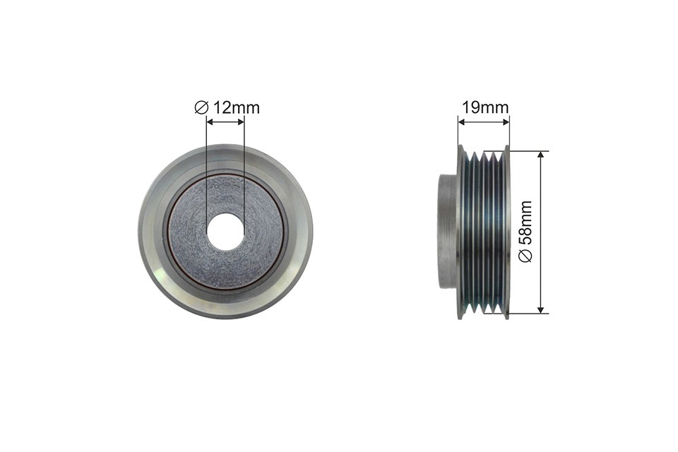 Fits NTY RNK-SU-009 PULLEY IDLER V-BELT - Image 10