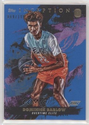 2021-22 Topps Inception OTE Overtime Elite Blue 89/199 Dominick Barlow #20 0v9