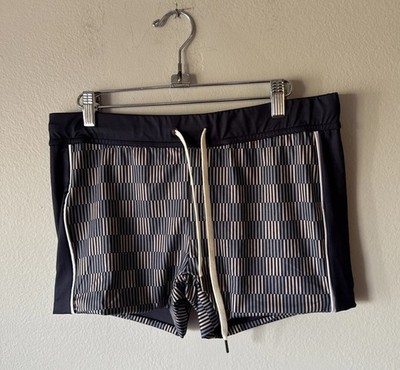 Dandy Del Mar Swim Brief Men s Size Large Print Drawstring Retro Vacation Modern