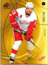2025-26 SP Game Used #37 Pavel Datsyuk Gold #/149