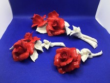 Fiori di Capodimonte Tre Rose Rosse