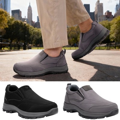 Fittington Mens Trekking Trails Sneakers Slip on Shoes Outdoor Walking Hiking