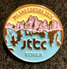 MILANO CORTINA 2026 OLYMPIC GAMES. KOREAN MEDIA PIN. Joongang Tongyang  (JTBC) 2