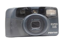 Pentax Espio 115 Compact Film Camera Used, Minor Scratches, Fully Functional