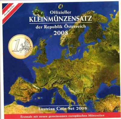 FITZ Österreich Austria Kleinmünzensatz 2008 Euro Original Coin Set µFIM2222 - Bild 1 von 3