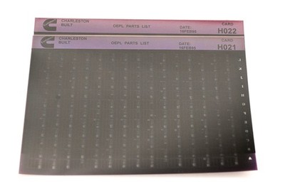 1995 Charleston OEPL Parts List & ESN Index Lot of 2 Microfiche