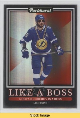 2023 Upper Deck Parkhurst Like a Boss Red Achievement Nikita Kucherov READ 0sw9