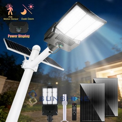 16000W Commercial Super Large Solar Street Lights Outdoor Dusk to Dawn Road Lamp