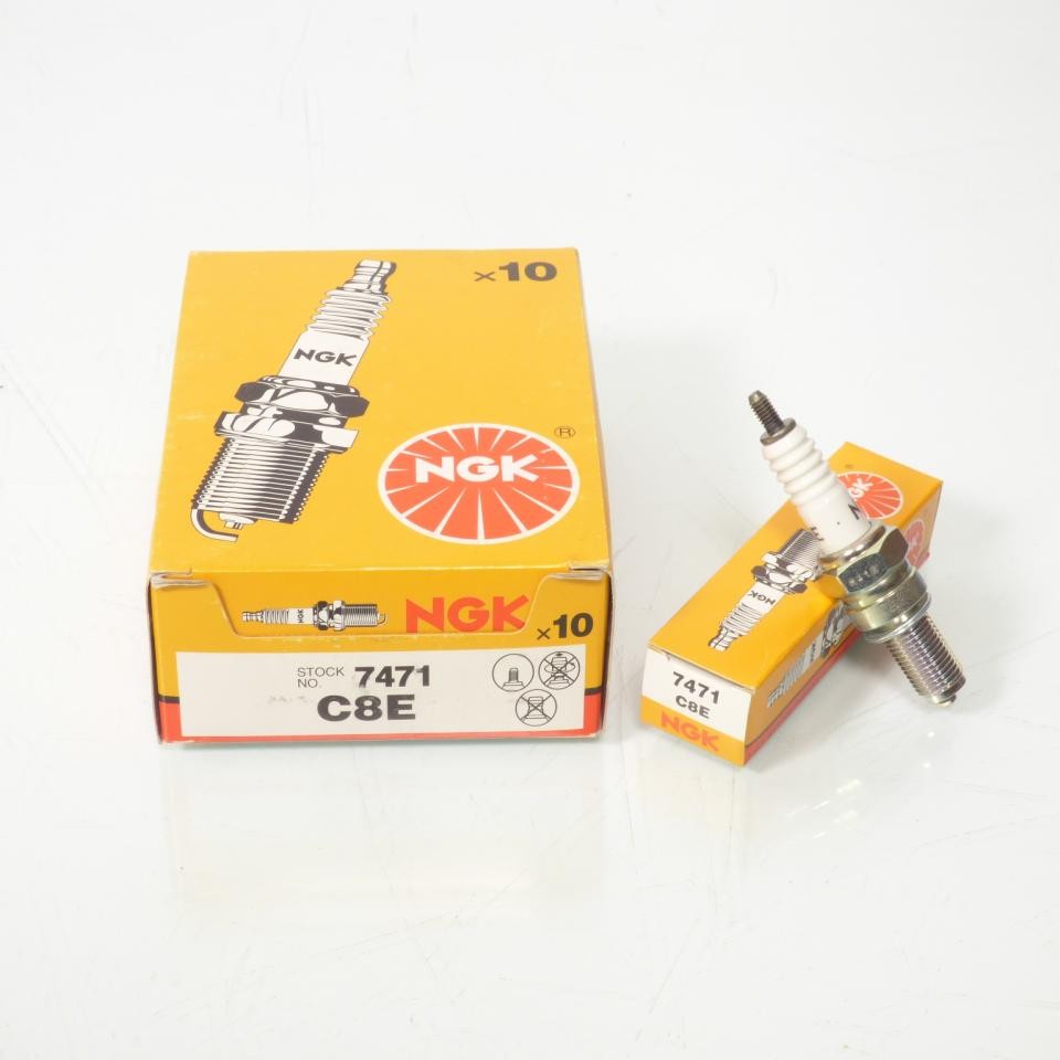 Bougie d'allumage NGK neuve référence C8E pour moto Husaberg 600 Fe E S