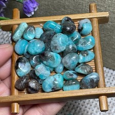 52g pietra blu amazzonite esemplare acquario pietra lucida decorazione casa c725