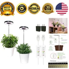 LED Grow Light Full Spectrum Plant Grow Light Height Adjustable Timer 5V Low