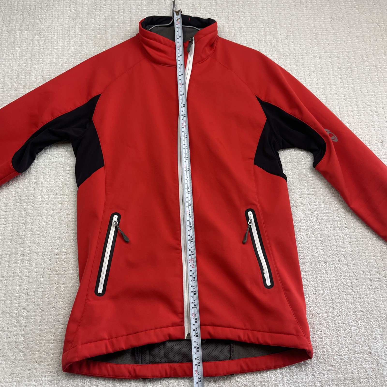 Y2K Salomon Soft Shell Jacket Clima Wind Red Mens… - image 13