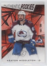 2021 SP Game Used Authentic Rookies Red Fragment /205 Keaton Middleton #127 8tn