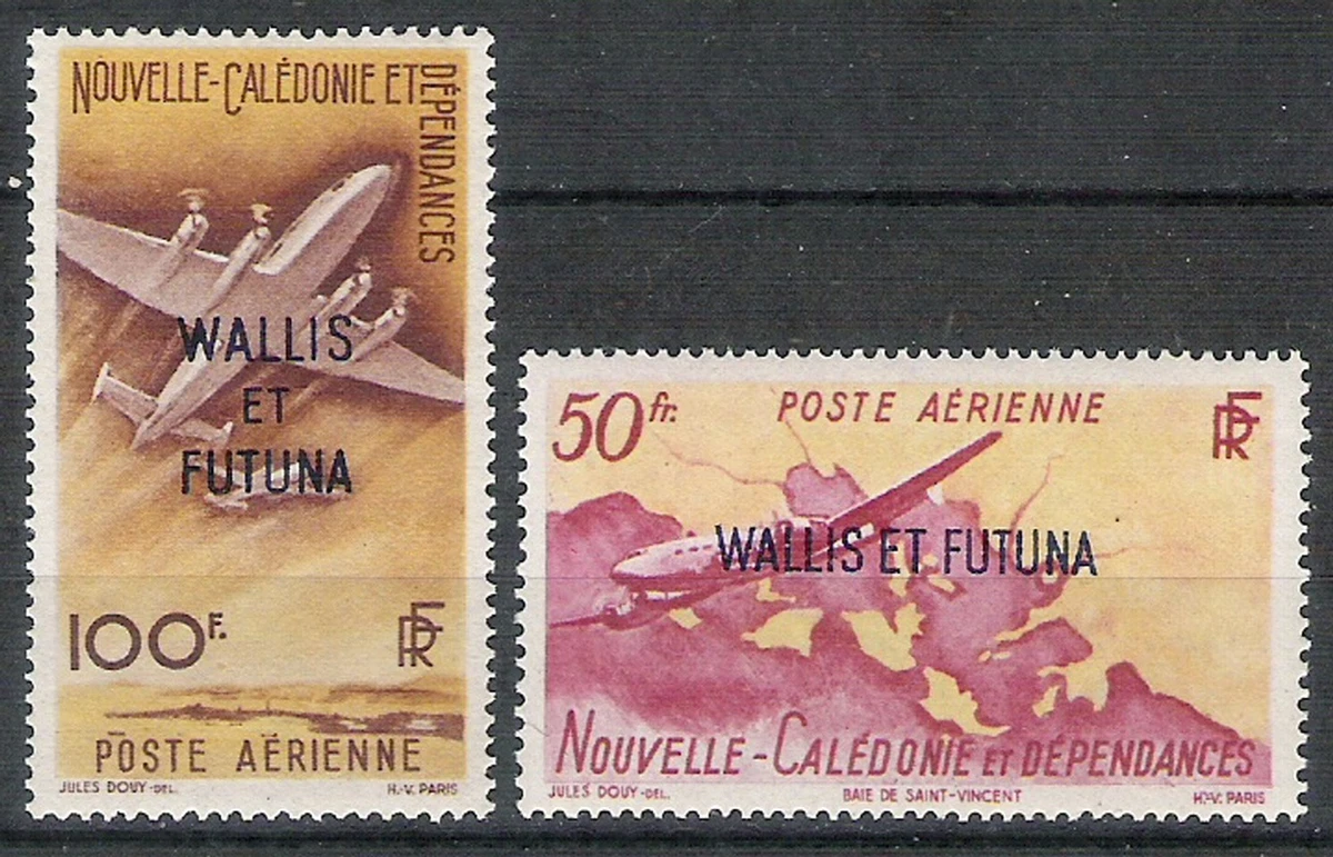 WALLIS & FUTUNA 1949 Air mail set VF MNH HCV