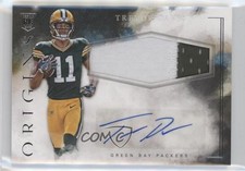 2016 Panini Origins Rookie Trevor Davis #RJPA-TD Jumbo Patch Auto 8d4