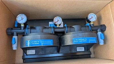 NEW Ecolab KAY-SPLIT QSR Twin Head Water Filtration System Manifold 92213708