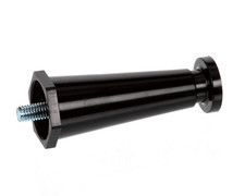 2R-Y5092 Star Black Plstc Lg,4,1-3/8 Adj Genu...