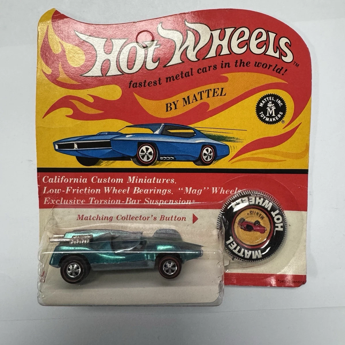 ホットウィール フォード J-CAR レッドライン スウィート 16 1967 Mattel Hot Wheels Redline Ford J-Car Early Sweet 16 USA Blue