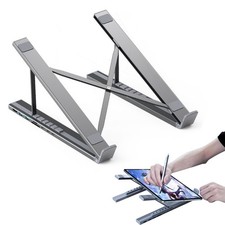 8 In 1 USB C Laptop Docking Station Stand, Laptop Tablet Stand SD/TF Card Slots