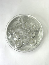 Vintage Clear 11 Hole Floral Frogger 3" Flower Frog