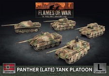 Flames of War GBX181 Panther Late/Jagdpanther 8.8cm 5 Vehicles Miniatures