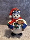 Traditions Glass Snowman Christmas Ornament Preowned — photo 3