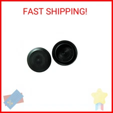 3 3.0 inch Flush Mount Black Plastic Body and Sheet Metal Hole Plug Qty 5 by Cap