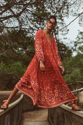 Spell & The Gypsy NEW Joni Gown Women's Size Medium Women's Maxi Long Dress  | eBay