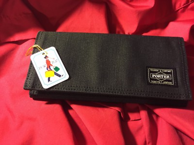 NWT! YOSHIDA & CO PORTER JAPAN BLACK SUPREME CREDIT CARD SECRETARY 