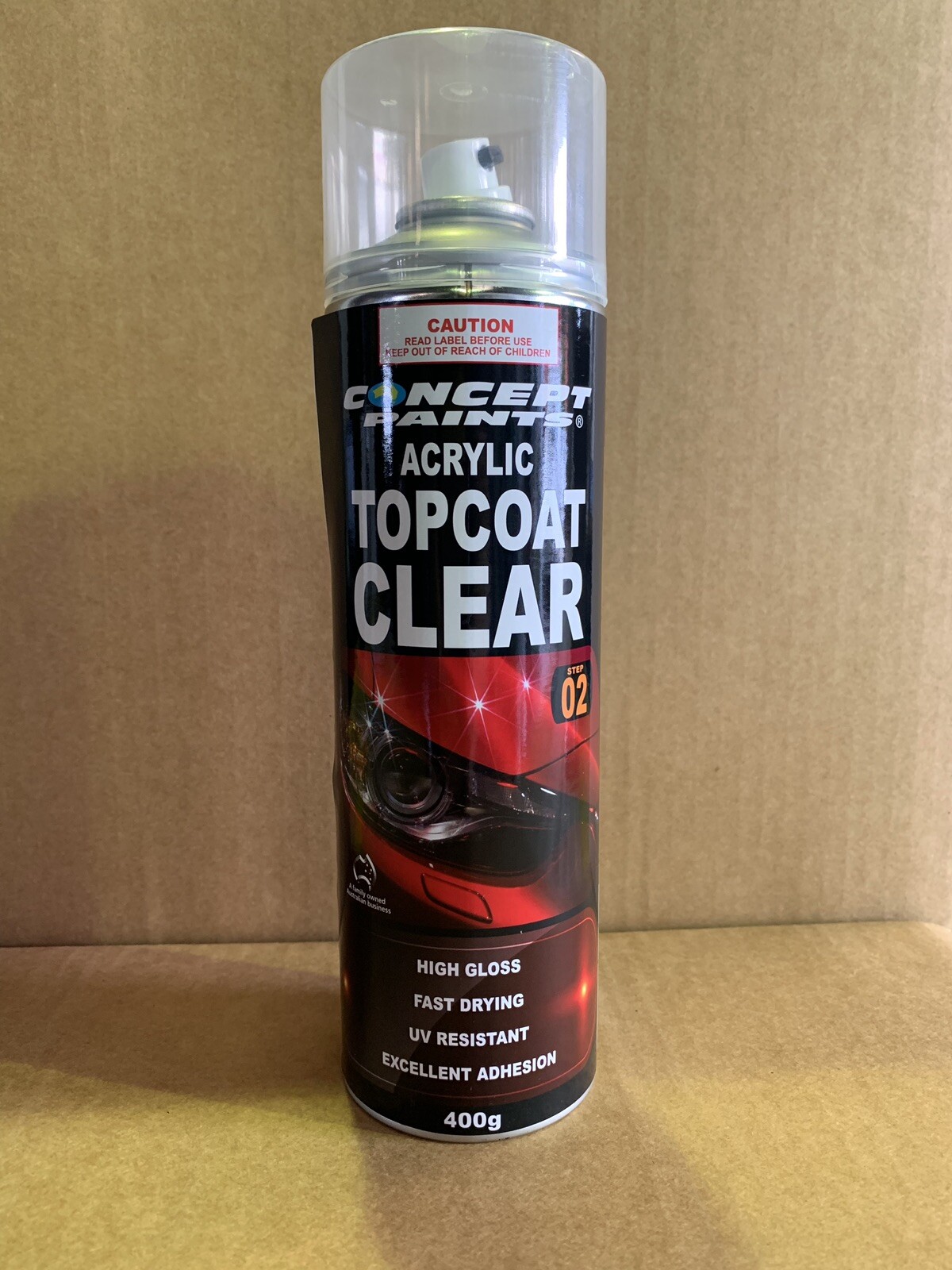 Concept Paints Acrylic Top Coat Clear Aerosol, Automotive Paint eBay