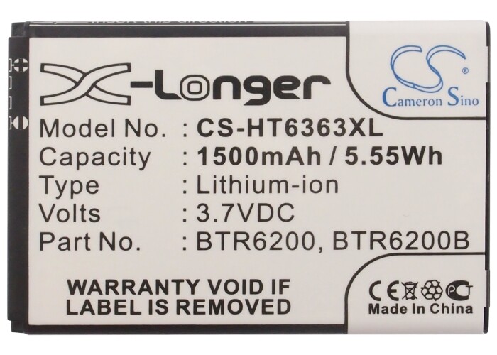 Batteria Compatibile HTC Wildfire 1500mAh BA S440 BB00100 – Sostituisce 35H00127-02M E Altri Modelli - 3
