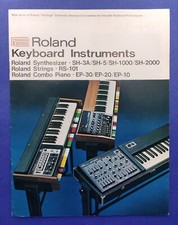 Roland Keyboard Instruments Catalog - RARE - 1976