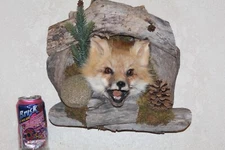New Fox Head Mount Taxidermy Whitetail Deer Antler Mule Wolf Hunt