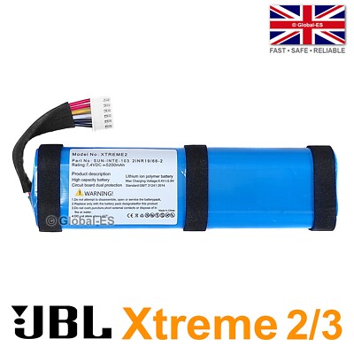 JBL Xtreme 2/3 Wireless Bluetooth Speaker Battery 2INR19/66-2