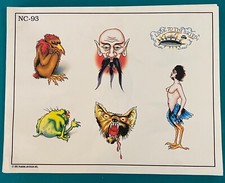 Spaulding and Rogers Tattoo Flash Sheet NC-93