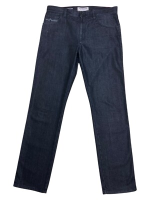 Alberto STONE Jeans Black Charcoal Modern Fit Stretch T400 Denim Men's W36 L36