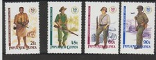PAPOUASIE NOUVELLE-GUINÉE 1992 SOLDATS D'INFANTERIE 4 VAL N°659/62 MNH MF90558