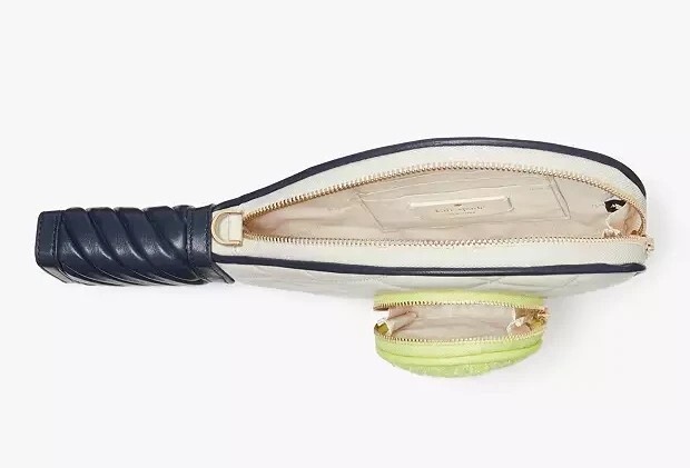 Kate Spade Grand Slam 3D Tennis Racquet Crossbody Bag KF517