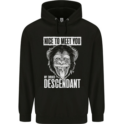 Chimp Evolved Descendant lustiger Affe Affe Kinder Kids Hoodie