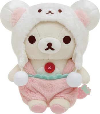 りすとくま Rilakkuma Plush Toy Korilakkuma's Strawberry Day Korilakkuma | eBay
