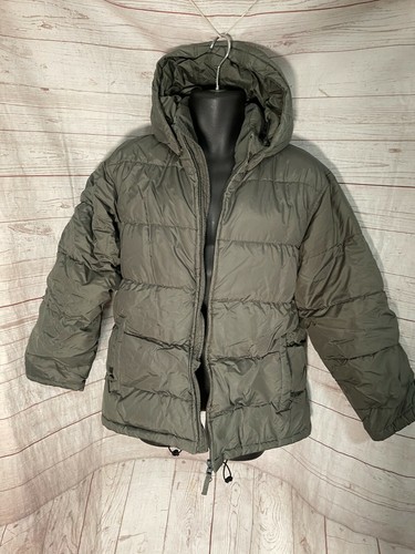 Puffer Down Jacket Gray-Green 